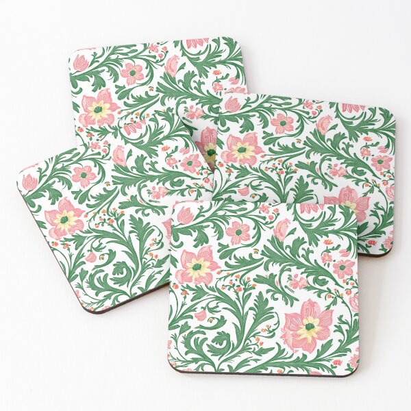 Aperçu de l'œuvre Floral rose, jaune et vert créée et vendue par vialgames.