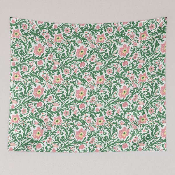 Aperçu de l'œuvre Floral rose, jaune et vert créée et vendue par vialgames.