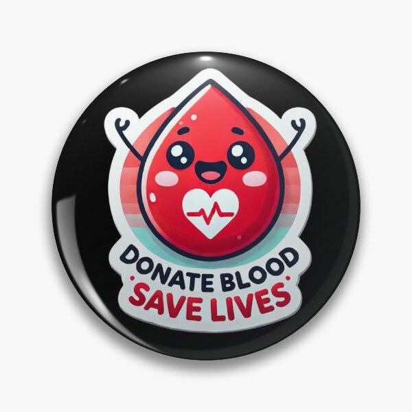 Item preview, Donate Blood, Save Lives  designed and sold by DigiSudu.