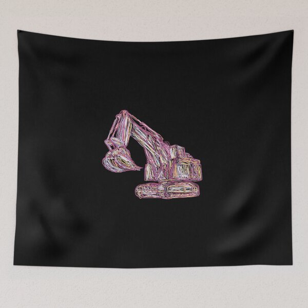 Item preview, Excavator Abstract designed and sold by damnoverload.