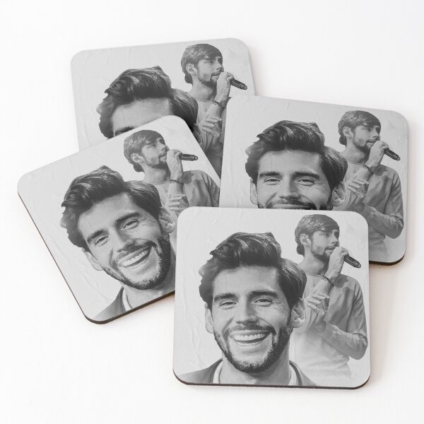 Item preview, Alvaro Soler black and white Spanish-German singer designed and sold by Wolagno.