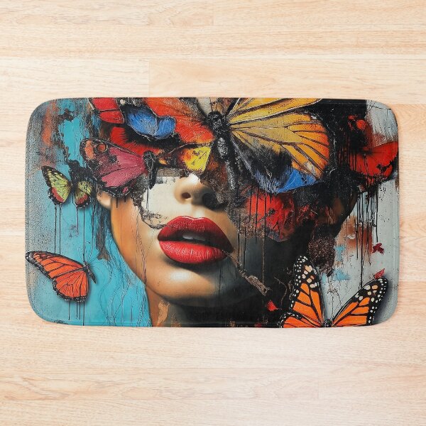 Item preview, butterflies on face designed and sold by Maestro-4U.