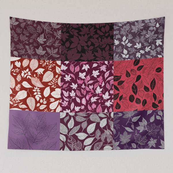 Item preview, Leaves Patterns - Purple designed and sold by LKozerski.