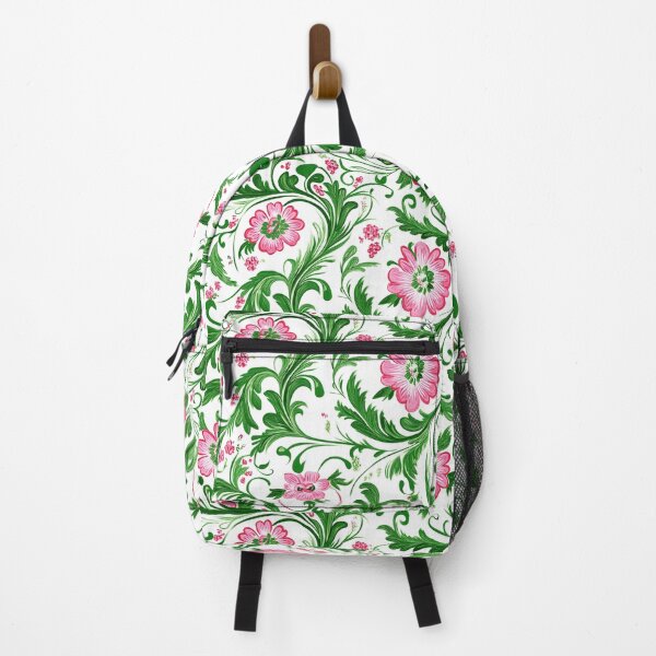 Item preview, Floral pink magenta and green designed and sold by vialgames.