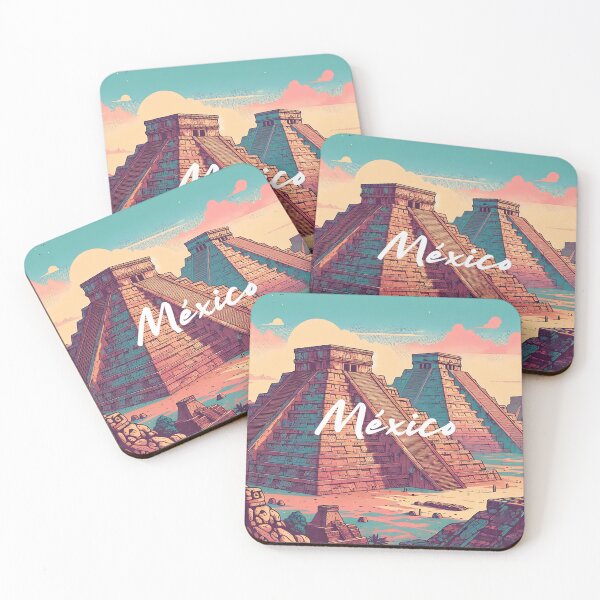 Item preview, Mexico Pyramids  designed and sold by dulceguavashop.