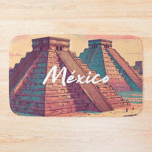 Item preview, Mexico Pyramids  designed and sold by dulceguavashop.