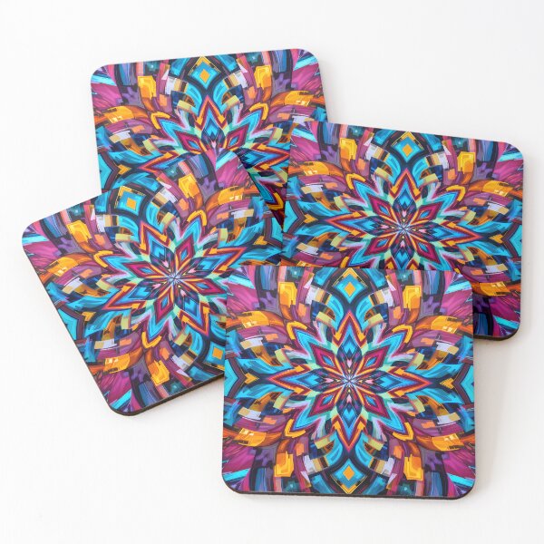 Item preview, Vibrant Kaleidoscope Art Colorful Patterns Design Abstract Visual designed and sold by ART ATTACK ZONE.
