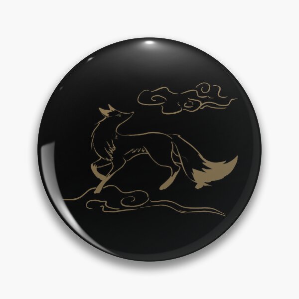 Item preview, Foxie - Fox Spirit - Gold Ink designed and sold by RowenaTmT.