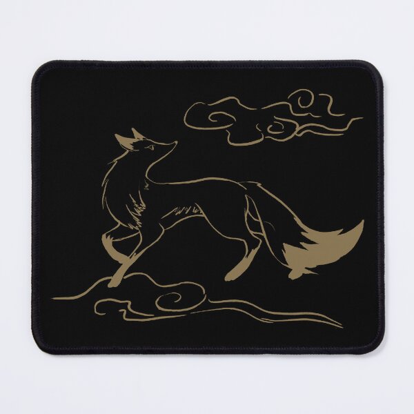 Item preview, Foxie - Fox Spirit - Gold Ink designed and sold by RowenaTmT.