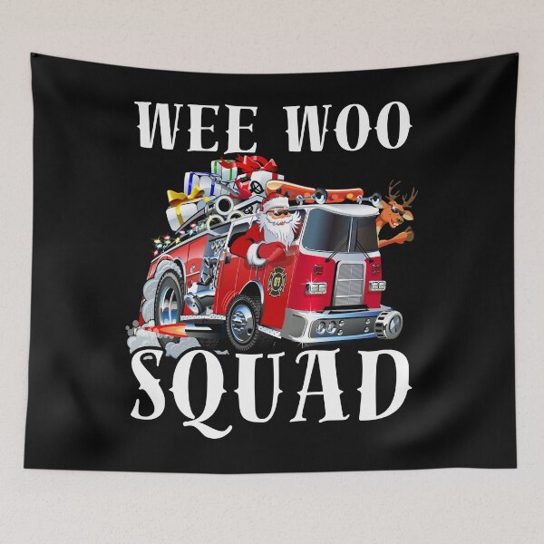 Item preview, Wee Woo Squad, Firefighter, Fire Truck, Fireman for Christmas designed and sold by Printek.