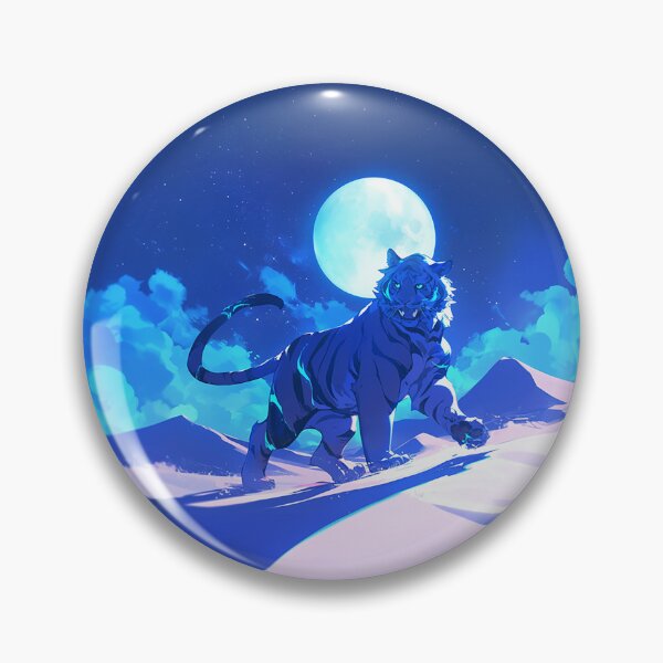 Item preview, Majestic Tiger in Desert on Full Moon Day designed and sold by Christian Weiss.