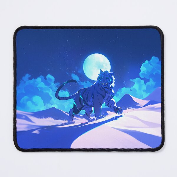 Item preview, Majestic Tiger in Desert on Full Moon Day designed and sold by Christian Weiss.