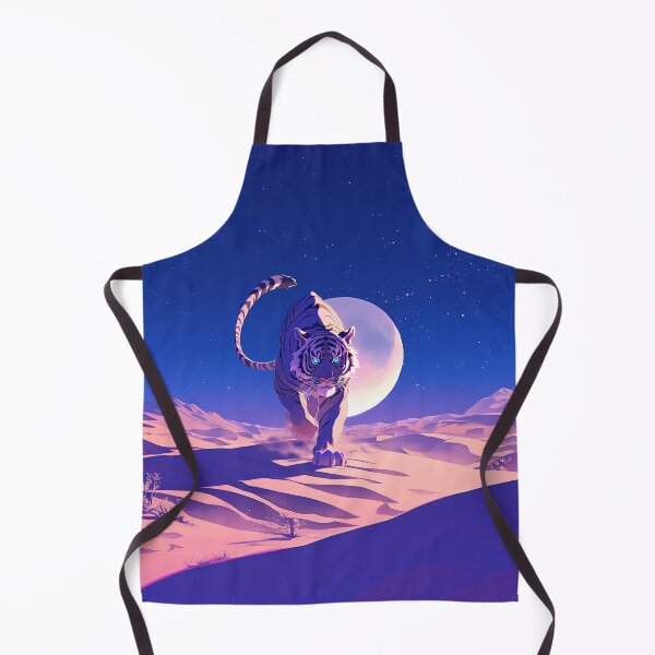 Item preview, Majestic Tiger in Desert on Full Moon Day designed and sold by Christian Weiss.