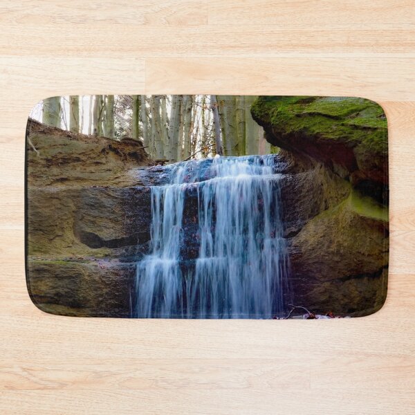 Item preview, Magura Waterfall in Magura National Park – Serene Polish Nature Photography designed and sold by MajikFlower.