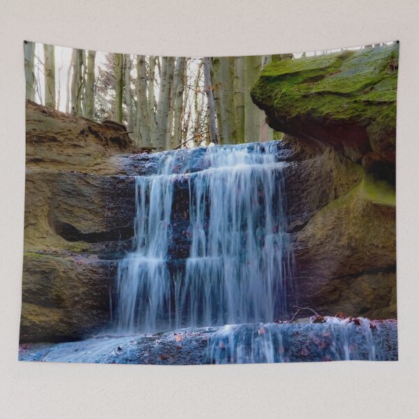 Item preview, Magura Waterfall in Magura National Park – Serene Polish Nature Photography designed and sold by MajikFlower.