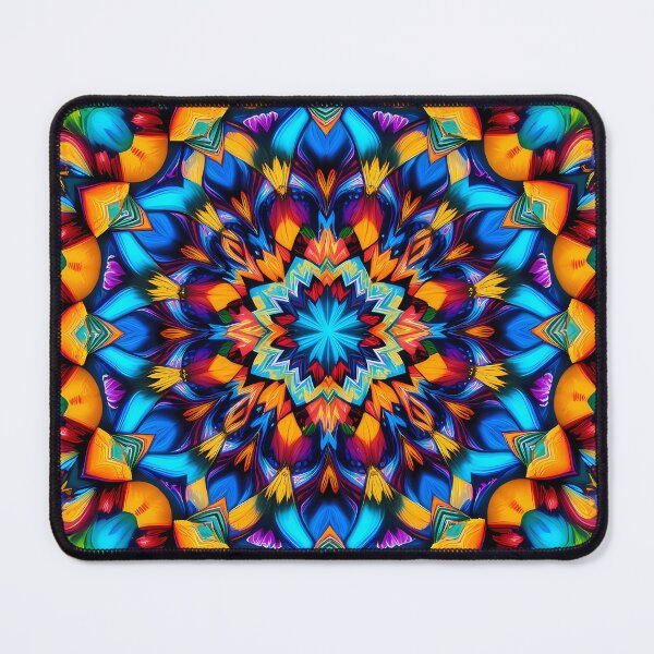 Item preview, Mandala Psychedelic Art Colorful Patterns Design Abstract Visual designed and sold by ART ATTACK ZONE.