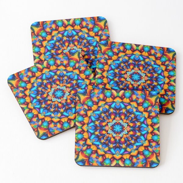 Item preview, Mandala Psychedelic Art Colorful Patterns Design Abstract Visual designed and sold by ART ATTACK ZONE.