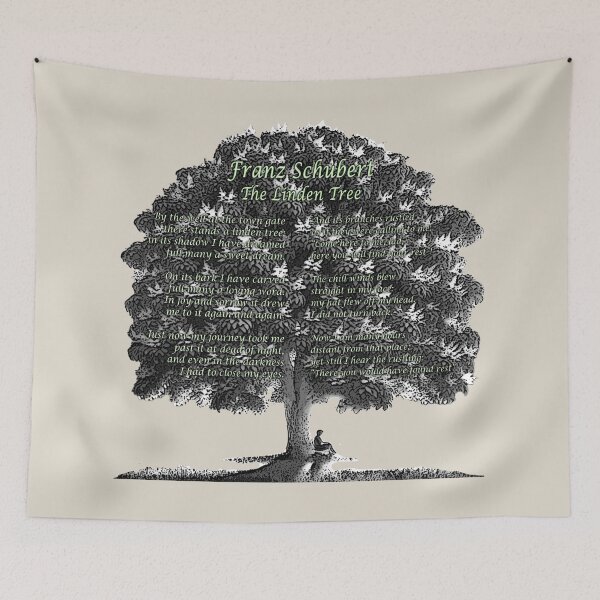 Item preview, The Linden tree lyrics, Fr. Schubert  designed and sold by Art By M.