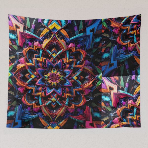 Item preview, Geometric Bold Art Colorful Patterns Design Abstract Visual designed and sold by ART ATTACK ZONE.