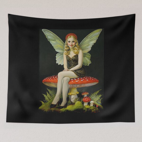 Item preview, Red mushroom fairy designed and sold by MarisePix.