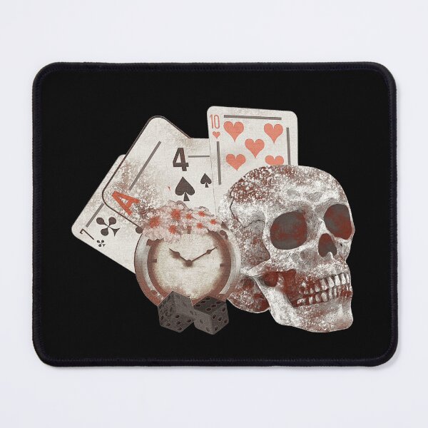 Item preview, cards, human skulls, dice games, clock designed and sold by Kirei-Lily.
