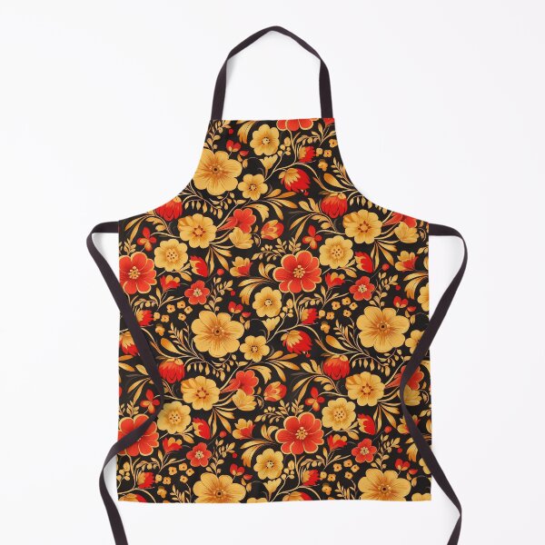 Item preview, Floral gold and red 1 designed and sold by vialgames.
