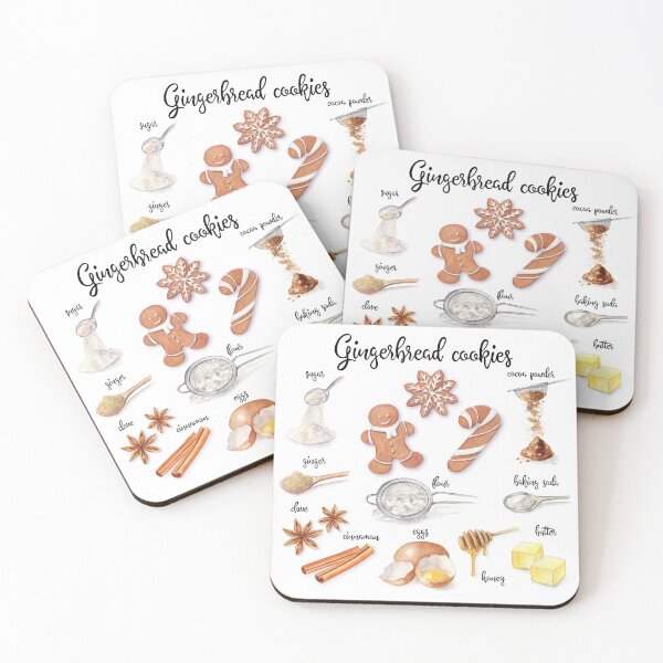 Item preview, Gingerbread Cookie Recipe designed and sold by kimberpix.