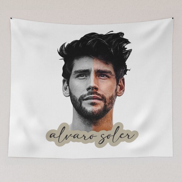 Item preview, Alvaro Soler Spanish-German singer black-white and colors designed and sold by Wolagno.