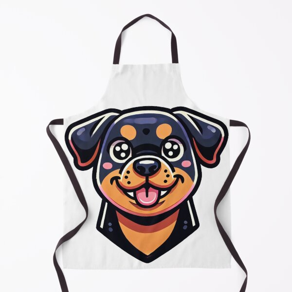 Item preview, Adorable Rottweiler Cartoon designed and sold by pommyyark.