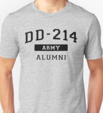 DD-214 U.S. Army Alumni Shirt for a Retired Hero T-Shirt Unisex T-Shirt