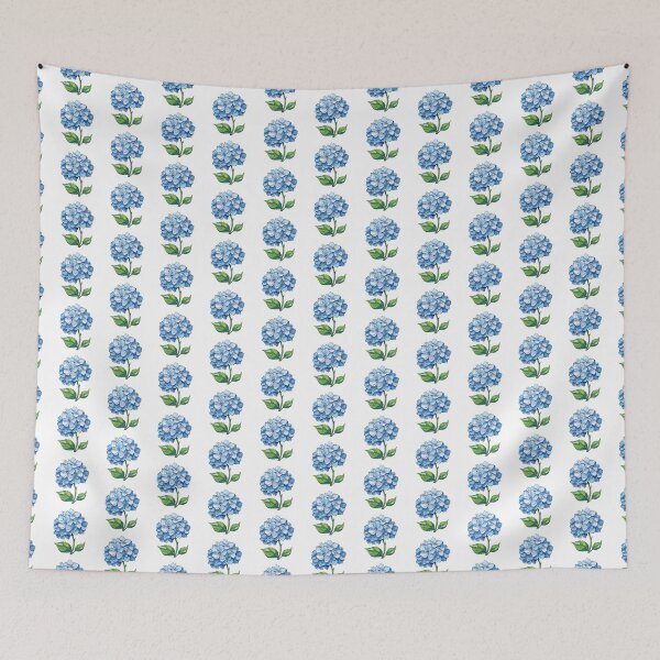 Item preview, Beautiful Blue Hydrangea Digital Painting designed and sold by Fikuall.