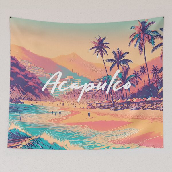 Item preview, Acapulco Mexico Art designed and sold by dulceguavashop.