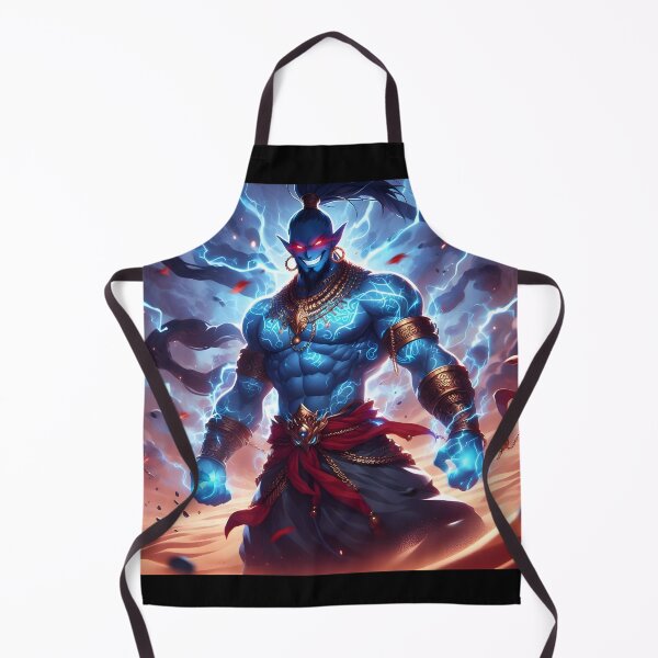 Item preview, Evil Genie Lamp Djinn designed and sold by GalleryBrisArt.