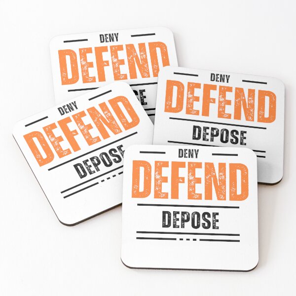 Item preview, Deny defend depose designed and sold by Outlet Raloel.