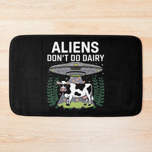 Item preview, Aliens Don’t Do Dairy Art -For Aliens Lovers & cow designed and sold by love3617.
