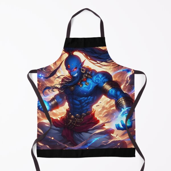 Item preview, Evil Genie Lamp Djinn designed and sold by GalleryBrisArt.