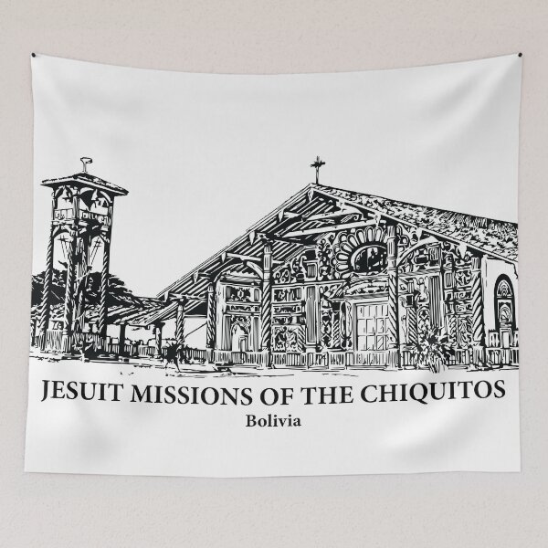 Item preview, Jesuit Missions of the Chiquitos - Bolivia designed and sold by Lakeric Cityscapes.