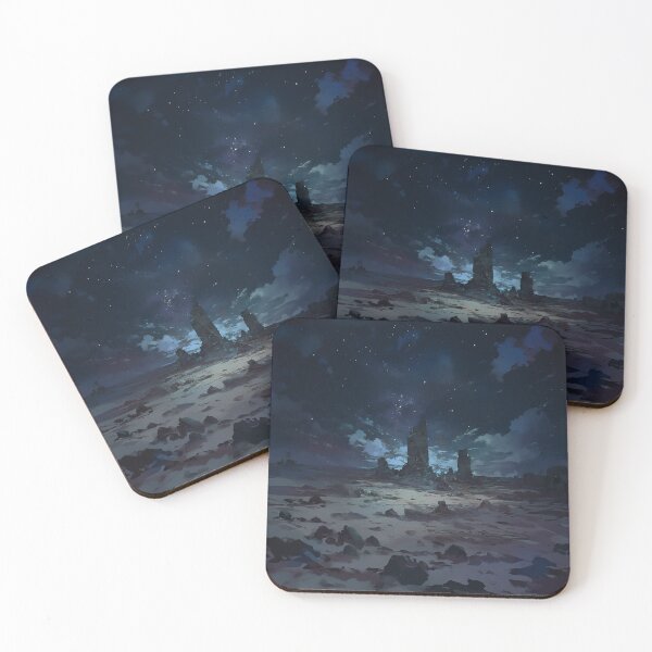 Item preview, Desert Stone Ruins on Starry Night designed and sold by Christian Weiss.
