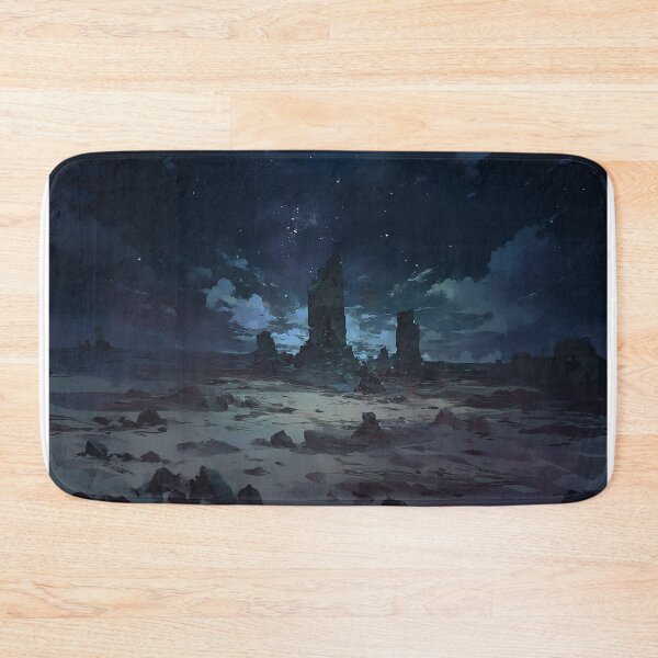 Item preview, Desert Stone Ruins on Starry Night designed and sold by Christian Weiss.