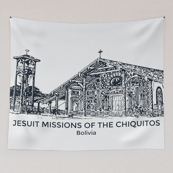 Item preview, Jesuit Missions of the Chiquitos - Bolivia designed and sold by Lakeric Cityscapes.