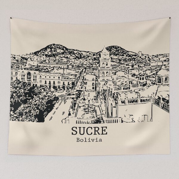 Item preview, Sucre - Bolivia designed and sold by Lakeric Cityscapes.