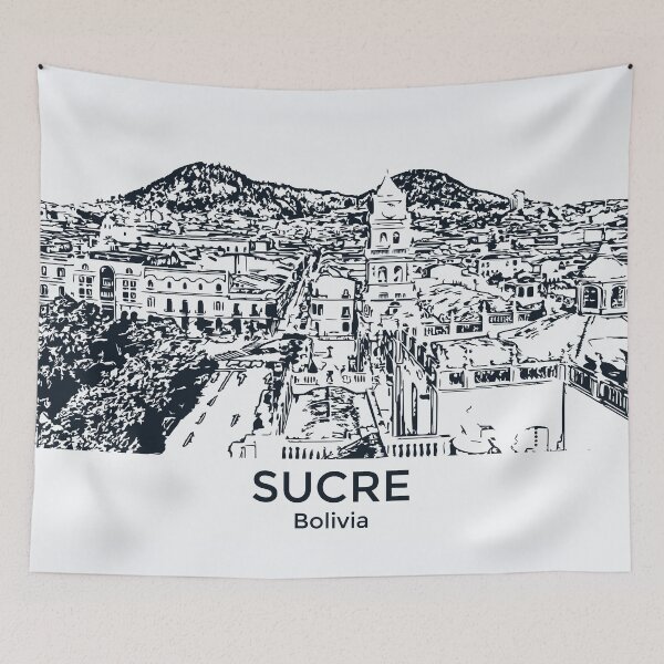 Item preview, Sucre - Bolivia designed and sold by Lakeric Cityscapes.