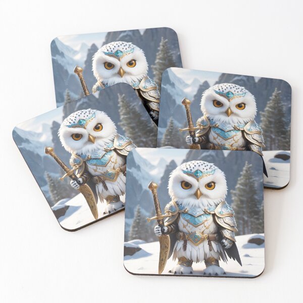 Item preview, Beautiful Owl in Luxurious Worrior Suit designed and sold by Pim-Crystal.