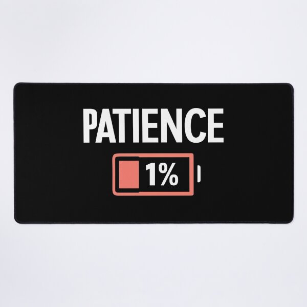 Item preview, Low Battery, High Patience: Motivational Design designed and sold by JOY STORE 45.