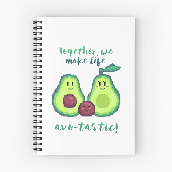 Item preview, pixel art together, we make life avo-tastic! avocado kawaii family designed and sold by ZerpaGiovanna.