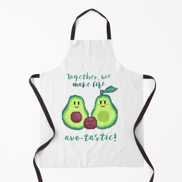 Item preview, pixel art together, we make life avo-tastic! avocado kawaii family designed and sold by ZerpaGiovanna.