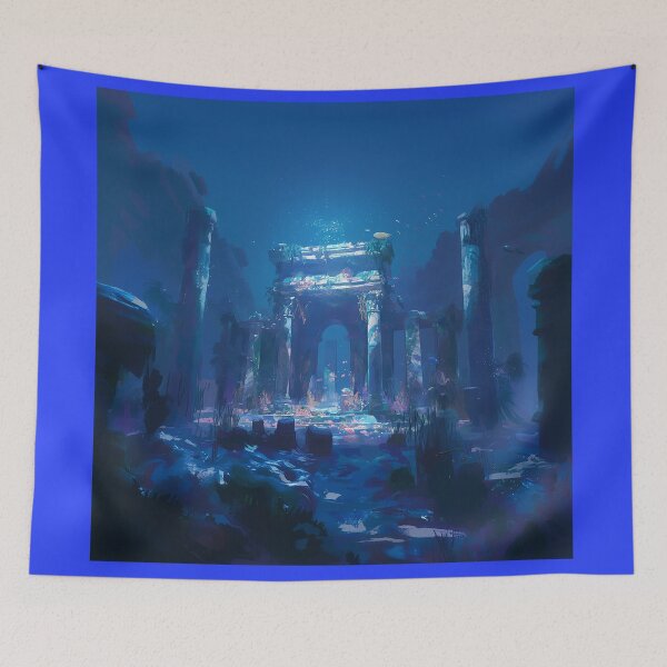 Item preview, Ancient Underwater Temple designed and sold by Christian Weiss.