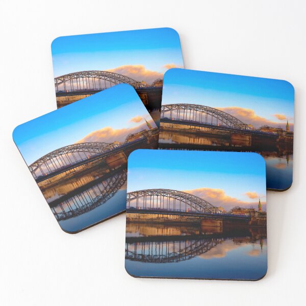 Item preview, Piłsudski Bridge Reflected in Water - Sights of Poland designed and sold by MajikFlower.