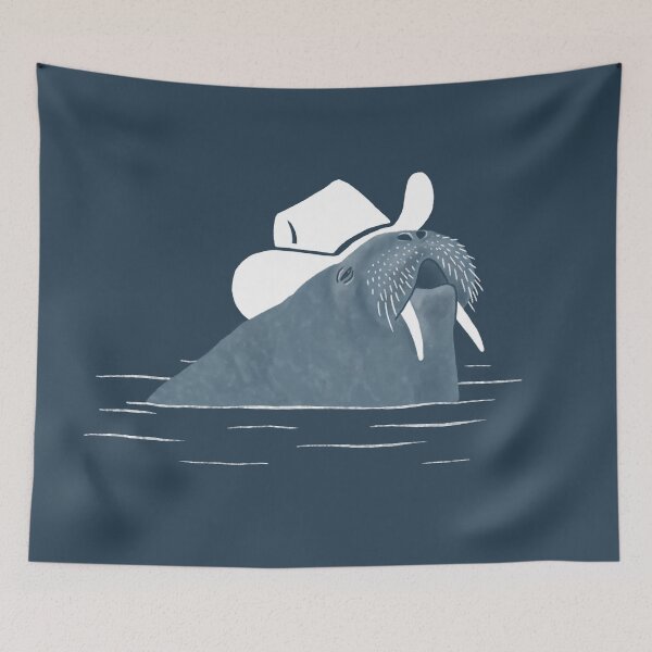 Item preview, Bruce la morsa vaquera designed and sold by AnyoneCanYeehaw.