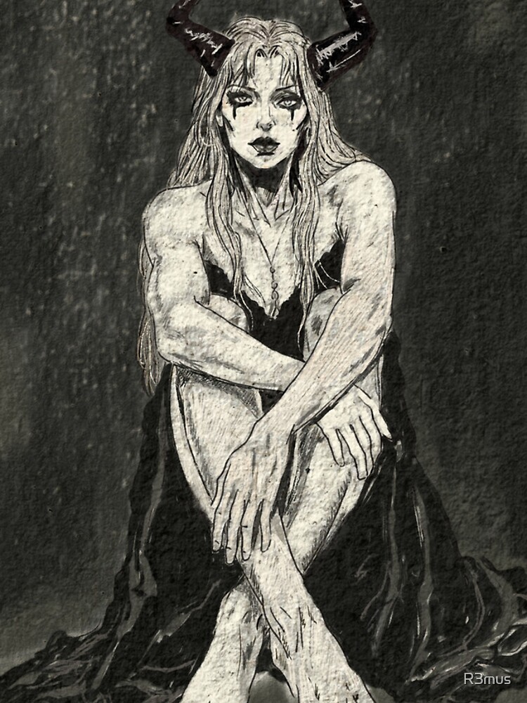 Thumbnail 4 of 4, iPhone Case, sitting devil designed and sold by R3mus.